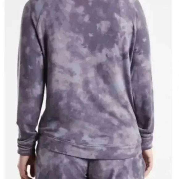 ATHLETA Mindset Sweatshirt Positive‎ Latitudes Tempest Violet Womens Sz XXS - Picture 2 of 7